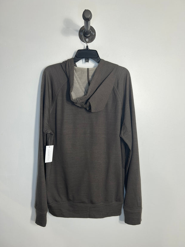 Ice Breaker Grey Merino Hoodie