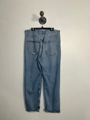 Agolde Blue Ripped Denim Jeans