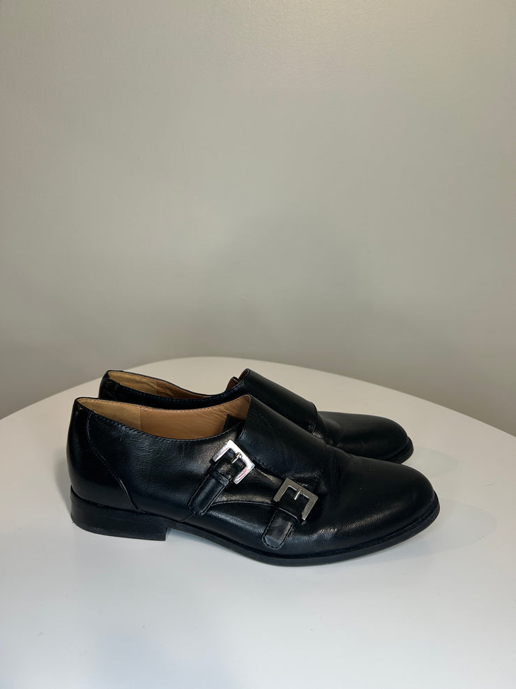 Nine West Black Leather Shoes