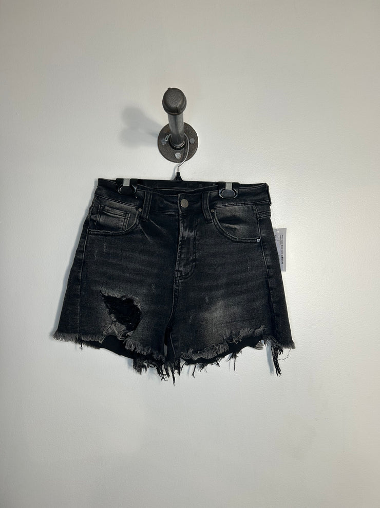 Risen Jeans Black Denim Shorts