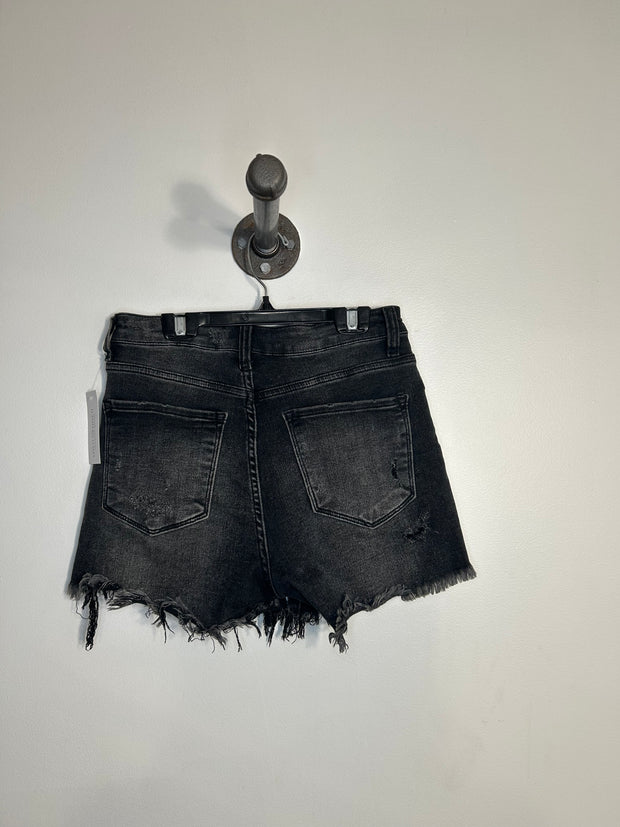 Risen Jeans Black Denim Shorts