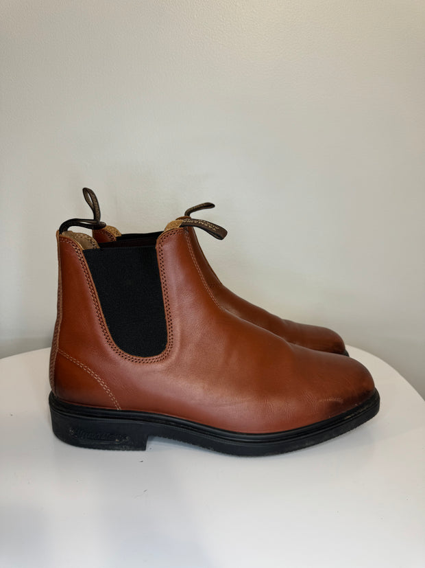 Bottes en cuir marron Blundstone