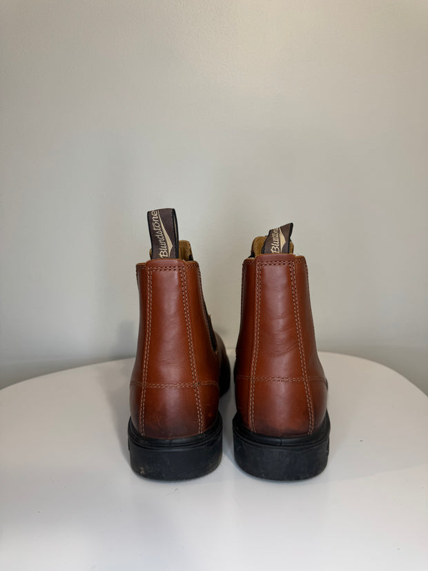 Bottes en cuir marron Blundstone