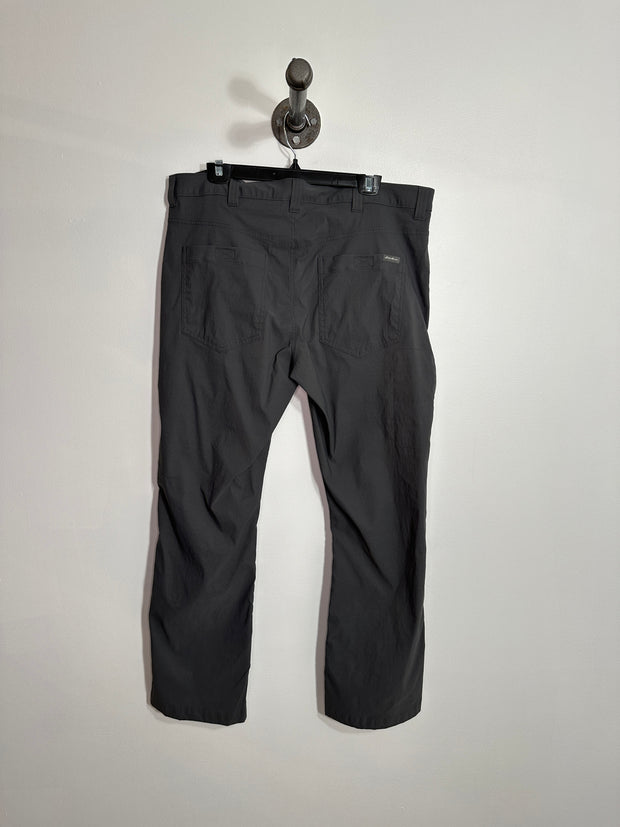 Pantalon droit gris Eddie Bauer