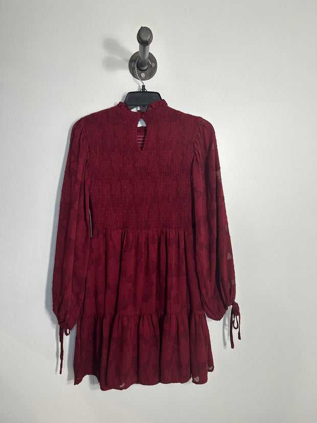 &Merci Red Floral Midi Dress