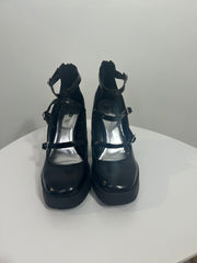 Mix No. 6 Black Chunky Heels