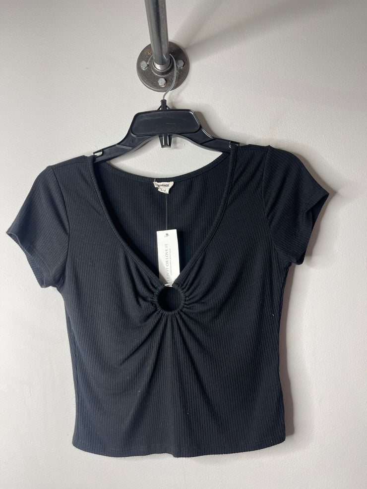 Garage Blk Keyhole Top