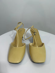 Zara Yellow Kitten Heels