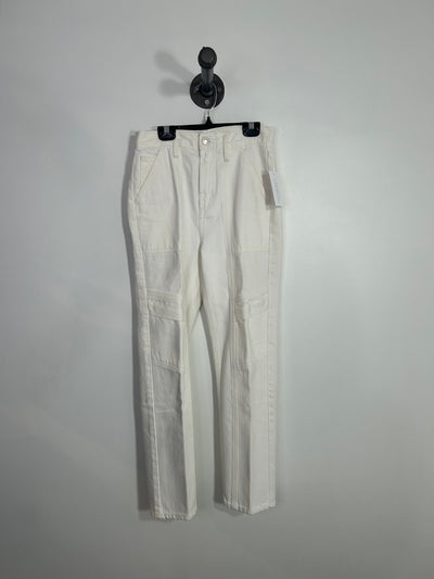 Agolde White Cargo Jeans