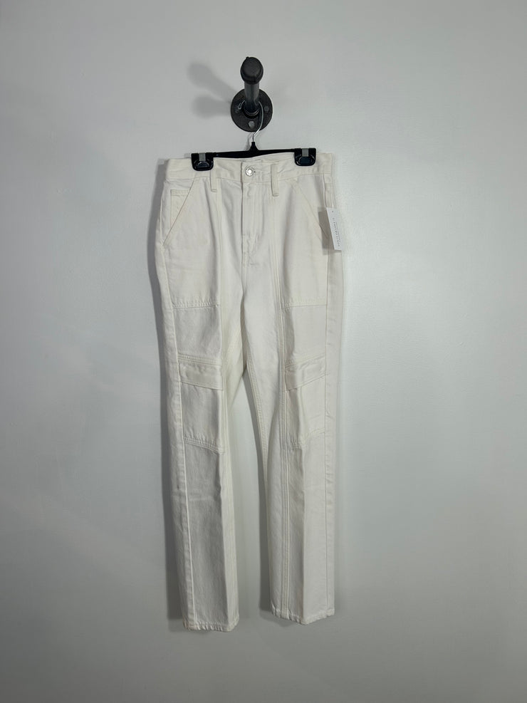 Agolde White Cargo Jeans