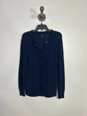 Tommy H. Navy Button-Up Knit
