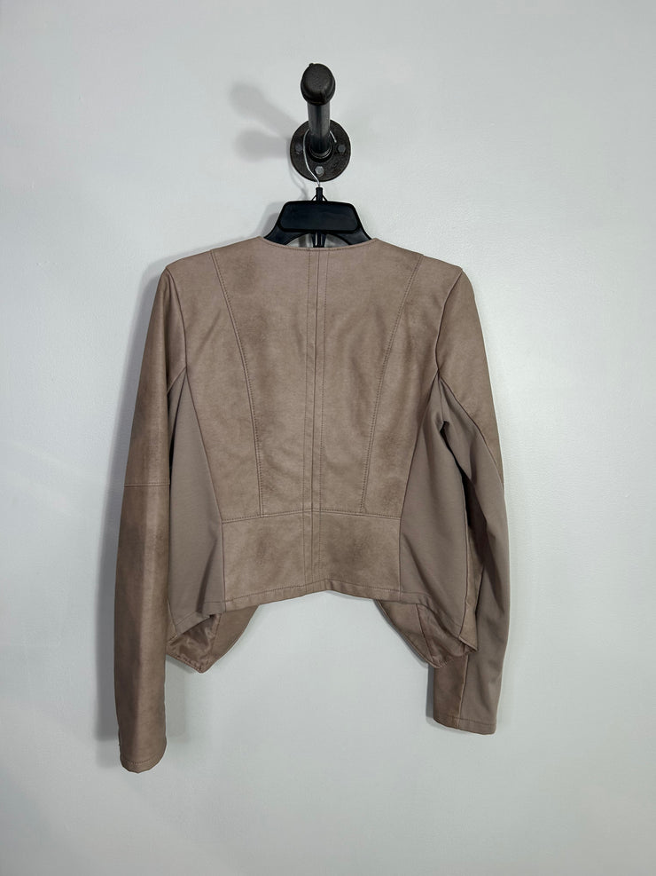 Dynamite Tan Leather Jacket