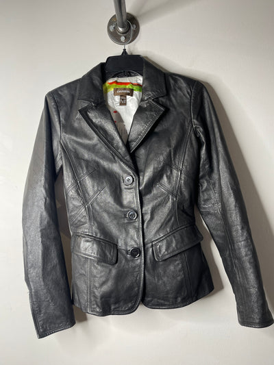 Danier Black Leather Jacket