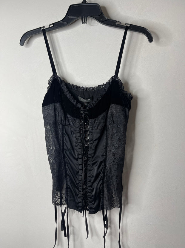 Bebe Black Corset Top