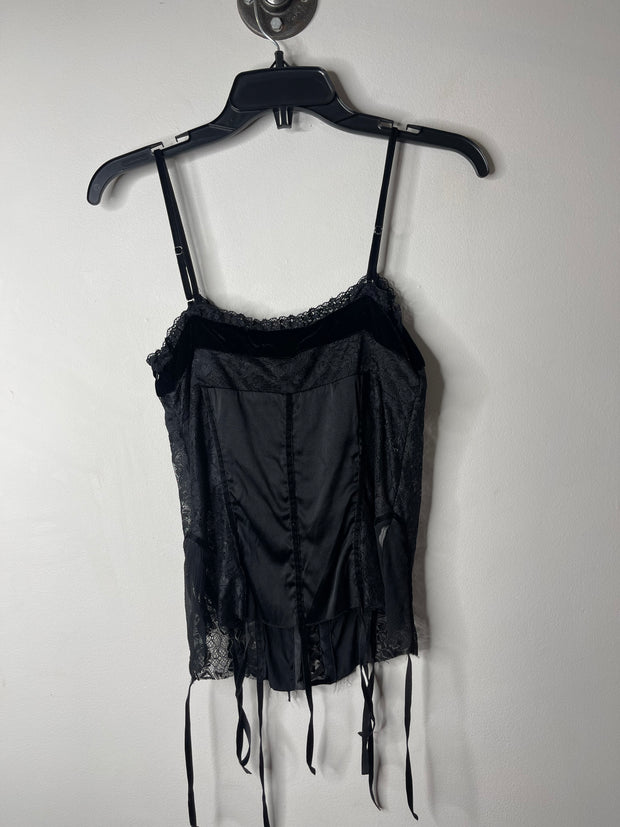 Bebe Black Corset Top