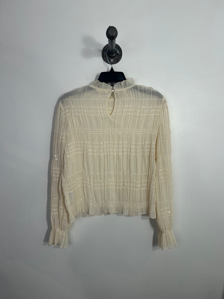 Ultra Pink Cream Sheer LngSlv