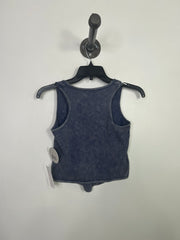Fct Grey Faux Corset Tank