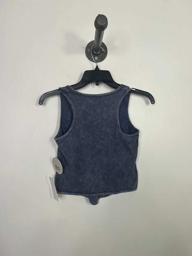 Fct Grey Faux Corset Tank