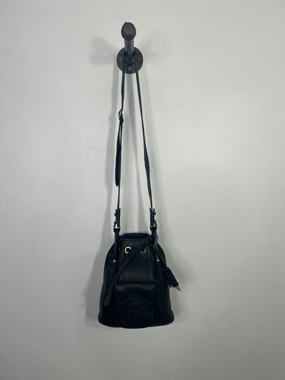 Dooney & B. Blk Leather Bag