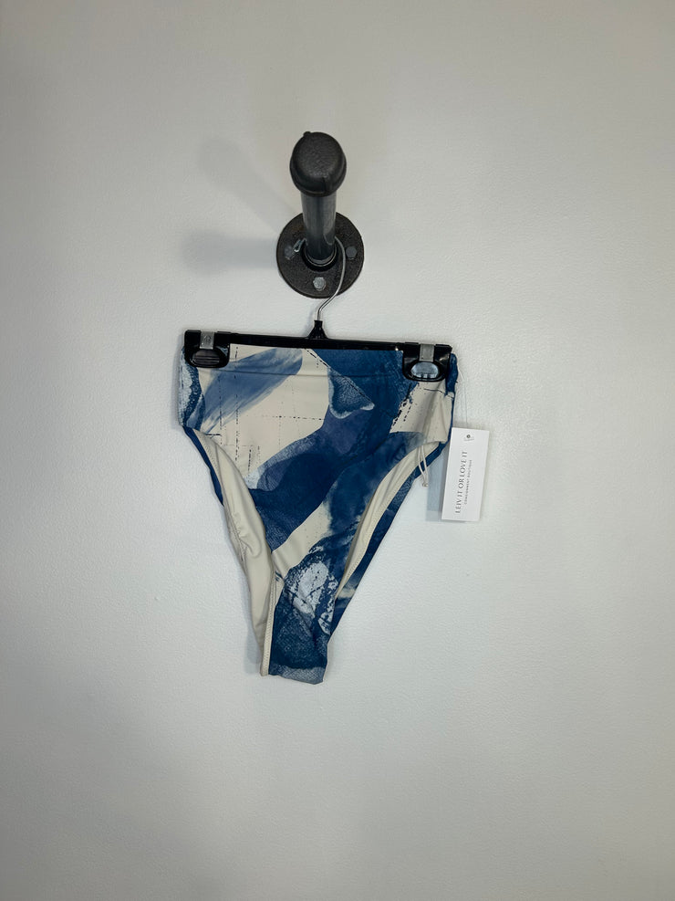 Ziah Blu/Wht Bikini Bottoms