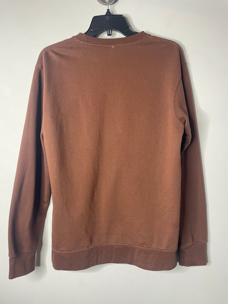 Pull polaire marron de la marque Fleece Factory