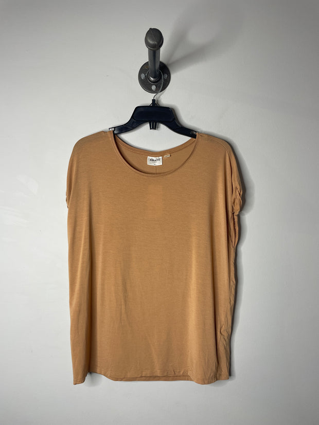 Aware Brown Top