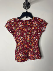 Rebel Sugar Red Floral Top