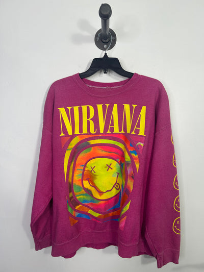 Nirvana Pink Sweatshirt