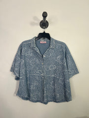 Memories Bl Floral Button Up