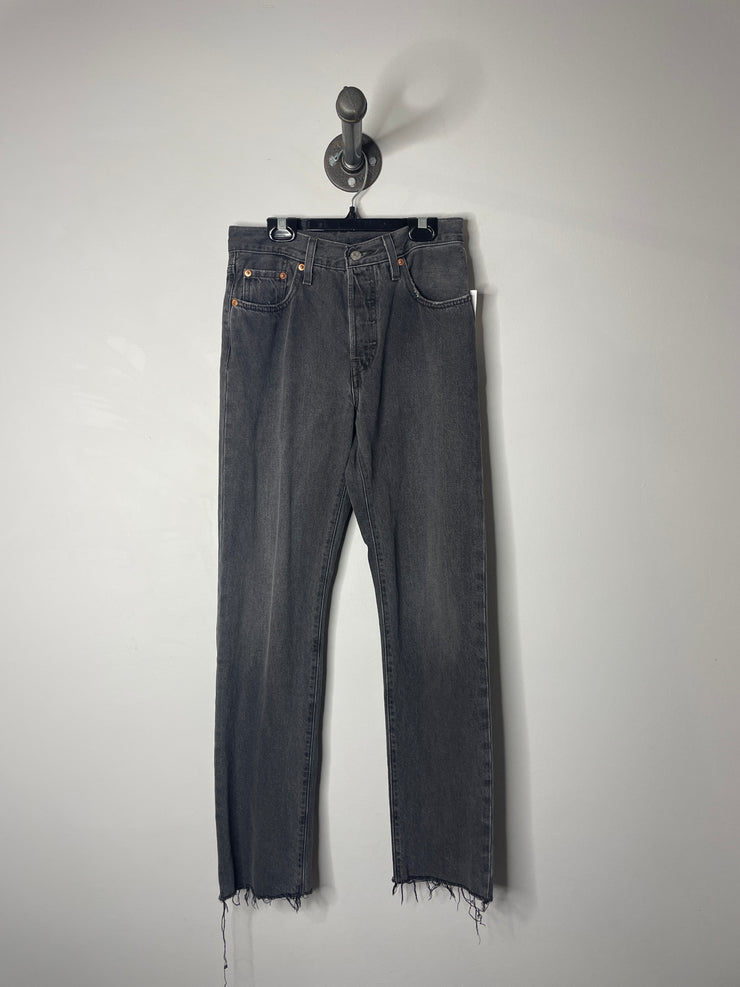 Levi's 501's High Waisted Grey