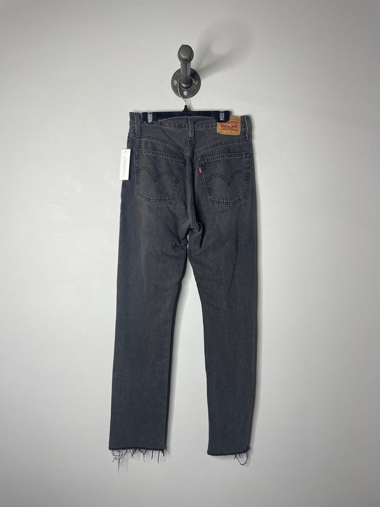 Levi's 501's High Waisted Grey