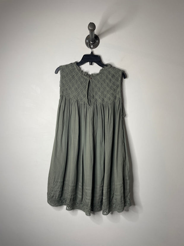 FP Green High Neck Dress