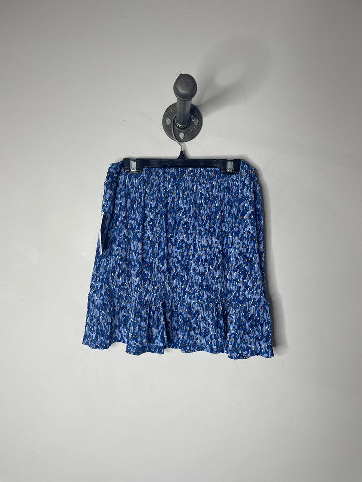 MNG Blue Floral Skirt