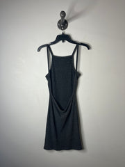 Revamped Gray Backless Dress