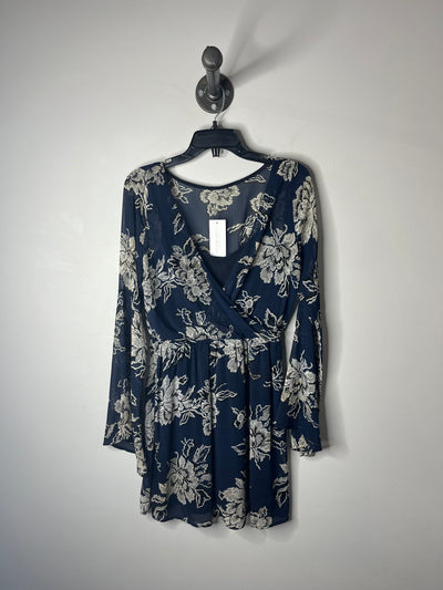 A& F Blue Floral Dress