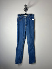 A&F Blue Curvy Jeans