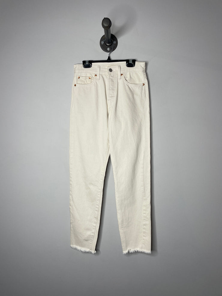 Levi's Wedgie Cream Jeans