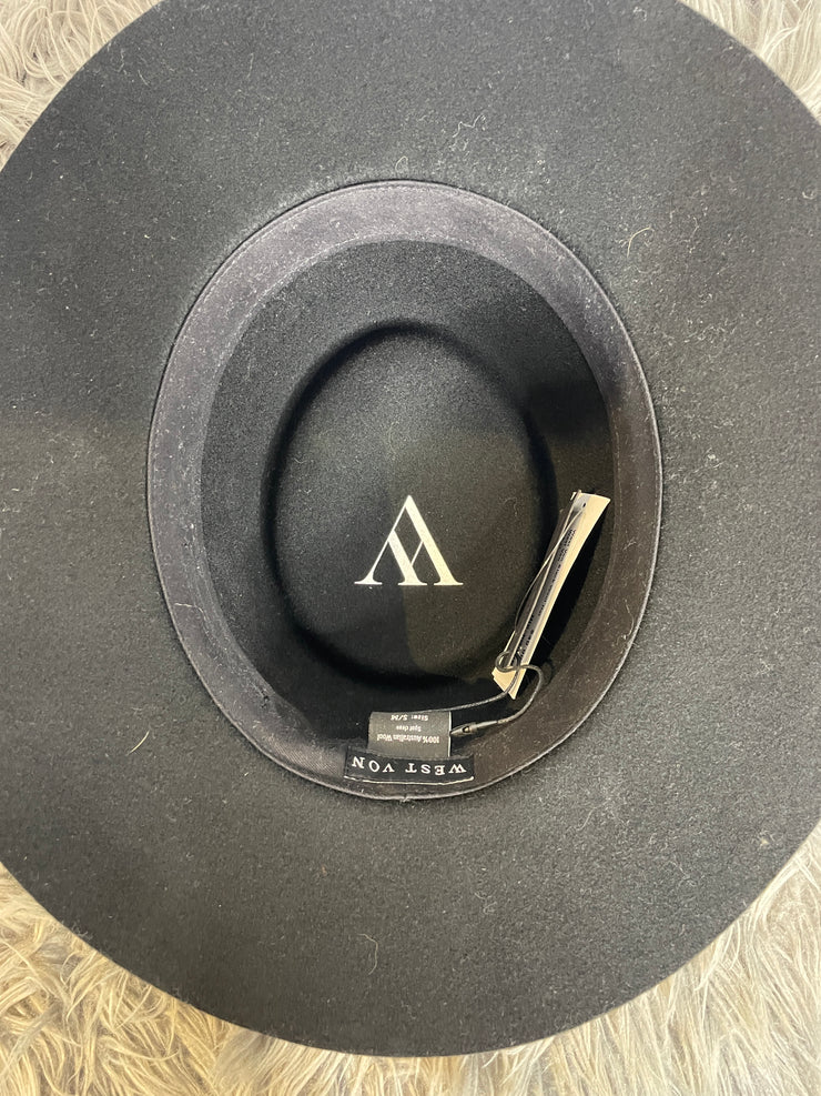 West Von Black Wool Hat