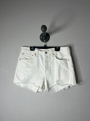 Denim Forum White Denim Short