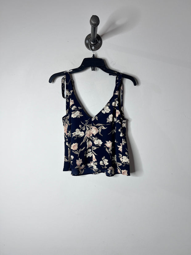 BlueBlush Navy Floral Tank