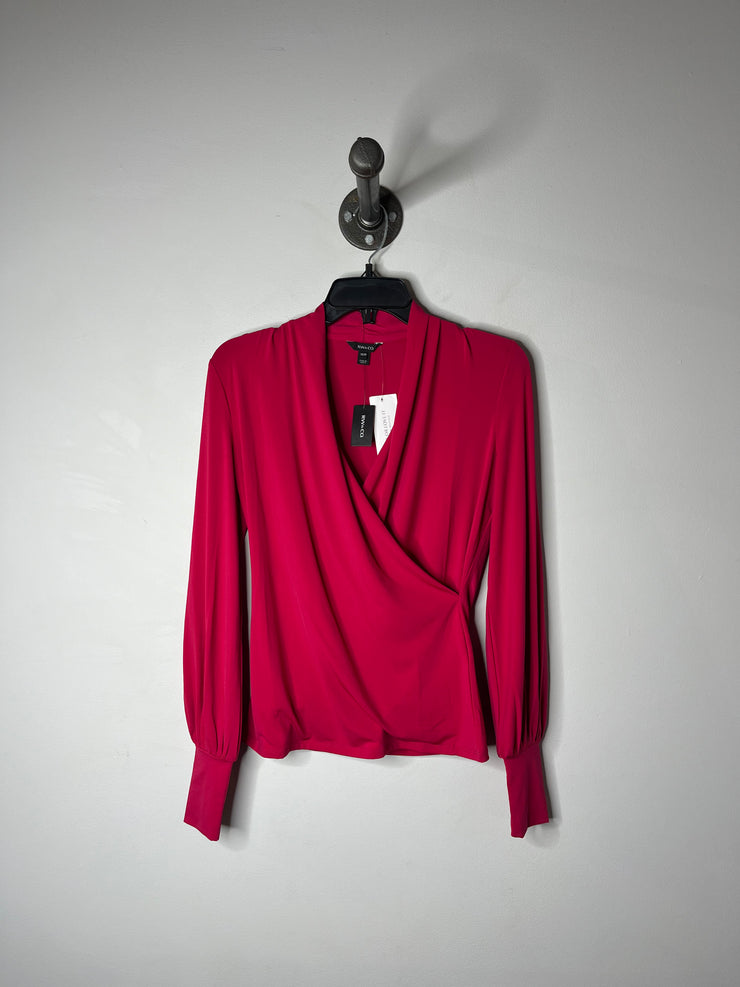 RW&CO Hot Pink LngSlv Blouse