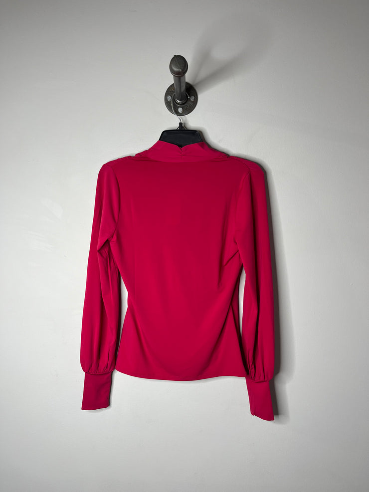 RW&CO Hot Pink LngSlv Blouse