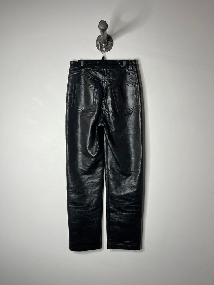 Wilfred Black Leather Pants