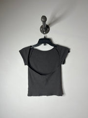 Aerie Charcoal Backless Tee