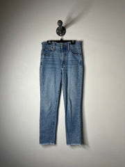 Madewell Blue Straight Jean