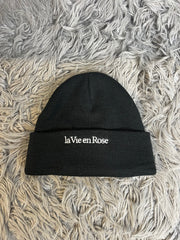 La Vie En Rose Ribbon Beanie