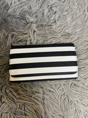 KUT Blk/Wht Stripe Wallet