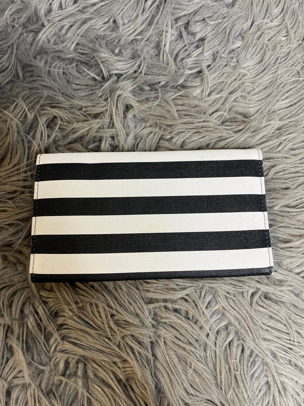 KUT Blk/Wht Stripe Wallet