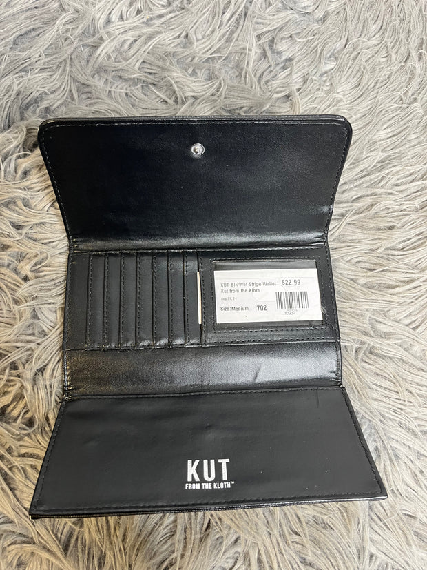 KUT Blk/Wht Stripe Wallet