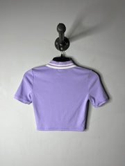 Sun-deh Purple Crop Button-Up